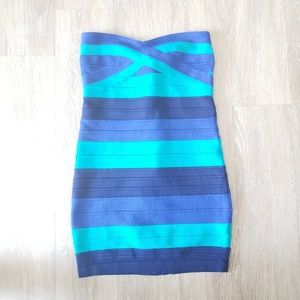 BODYCON MULTI COLORED Y2K MINI DRESS